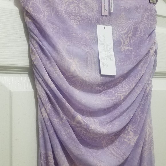 NWT Out From Under Violet Purple Sheer Maxi Skirt - Picture 8 of 8